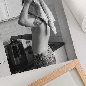 Grafika na ścianę Kuchnia codzienność