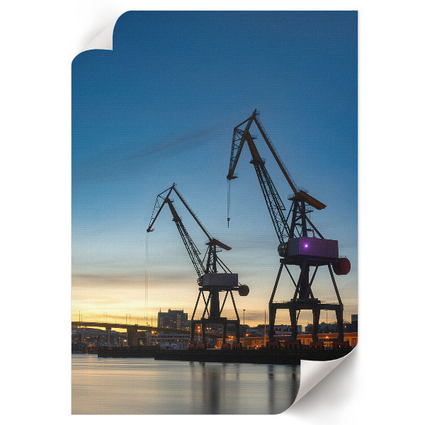 Grafika na ścianę Przemysłowy pejzaż