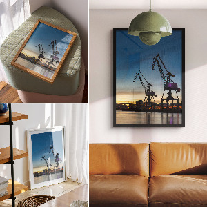 Grafika na ścianę Przemysłowy pejzaż