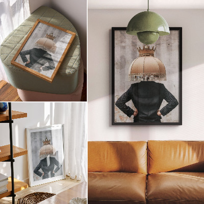 Wydruk na płótnie Abażur surrealizm