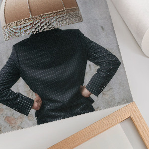 Wydruk na płótnie Abażur surrealizm