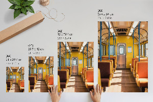 Dekoracyjny plakat ścienny Wnętrze wagonu