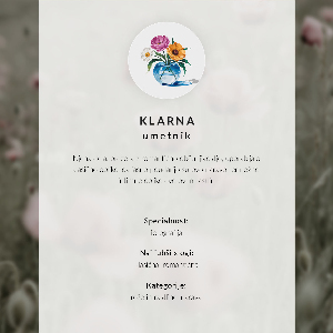 Grafika na ścianę Niebieskie kwiaty