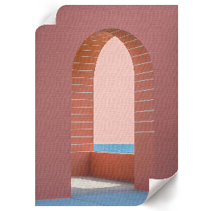 Wydruk na płótnie Pastelowa architektura