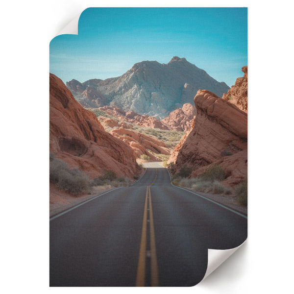 Wydruk na płótnie Malownicza podróż