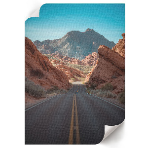 Wydruk na płótnie Malownicza podróż