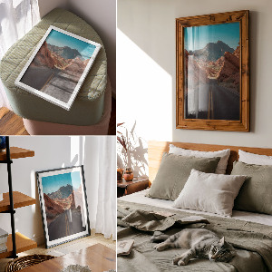 Wydruk na płótnie Malownicza podróż