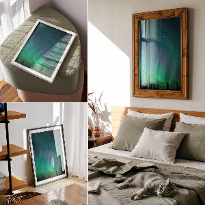 Plakat premium Zorza polarna