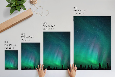 Plakat premium Zorza polarna