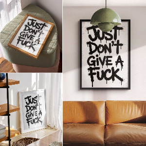 Grafika na ścianę Mocne graffiti