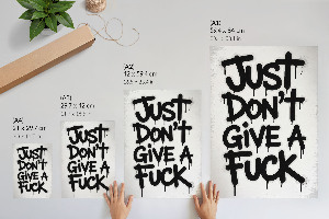 Grafika na ścianę Mocne graffiti