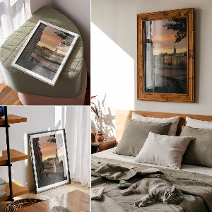 Wydruk na płótnie Miejski zakątek