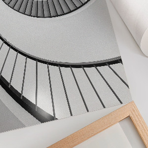 Plakat premium Spiralne schody