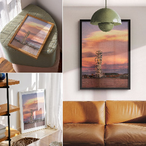 Wydruk na płótnie Miejska panorama