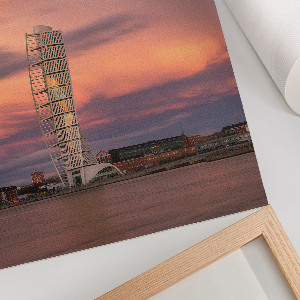 Wydruk na płótnie Miejska panorama