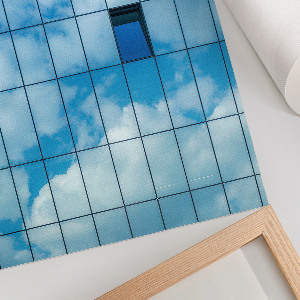 Grafika na ścianę Szklana elewacja