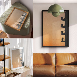 Plakat premium Wieczorny balkon