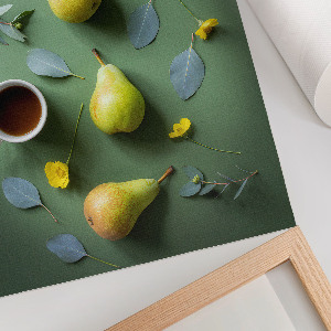 Wydruk na płótnie Kompozycja gruszek