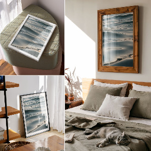 Grafika na ścianę Spokojne fale