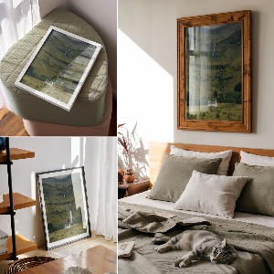 Plakat premium Górski krajobraz