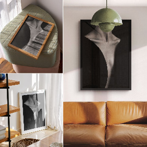 Grafika na ścianę Minimalistyczny portret