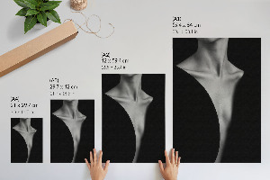 Grafika na ścianę Minimalistyczny portret