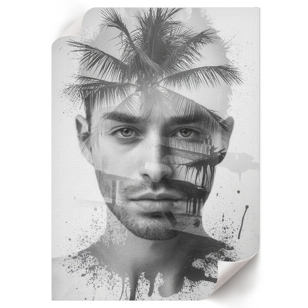 Plakat premium Atrakcyjny mężczyzna