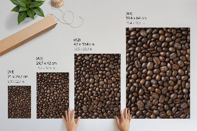 Grafika na ścianę Ziarna kawy