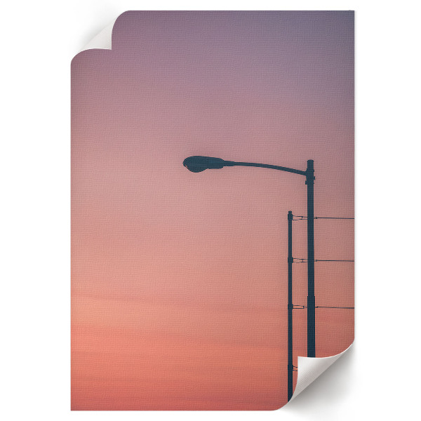 Wydruk na płótnie Lampa uliczna