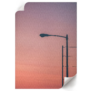 Wydruk na płótnie Lampa uliczna