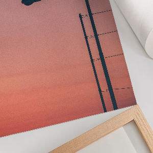 Wydruk na płótnie Lampa uliczna