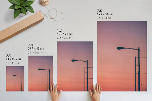 Wydruk na płótnie Lampa uliczna