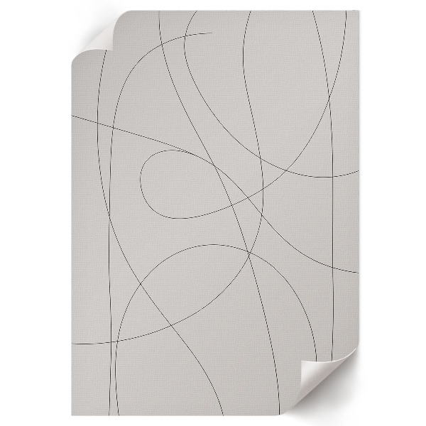 Dekoracyjny plakat ścienny Subtelne linie