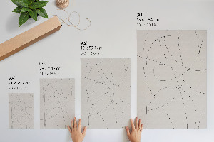 Dekoracyjny plakat ścienny Subtelne linie