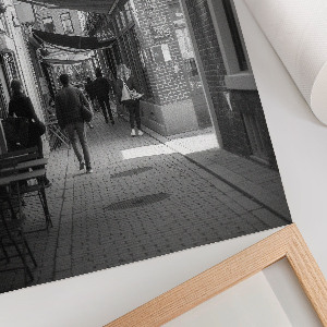 Plakat premium Miejska uliczka