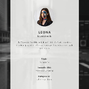 Plakat premium Miejska uliczka