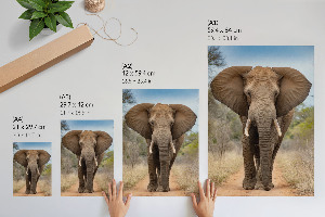 Dekoracyjny plakat ścienny Słoń i majestat