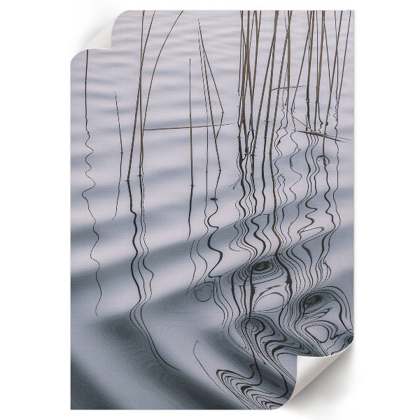 Grafika na ścianę Fale na jeziorze