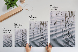 Grafika na ścianę Fale na jeziorze