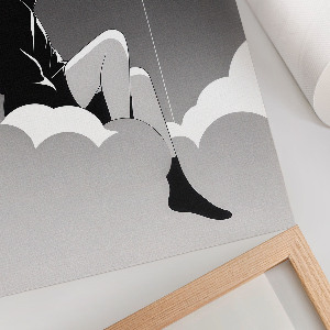 Grafika na ścianę Dziewczyna i balon