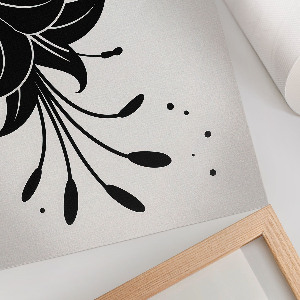 Wydruk na płótnie Koliber i kwiat