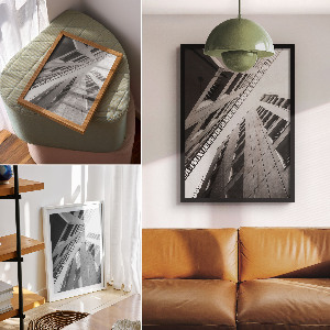 Plakat premium Miejskie budynki