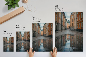 Grafika na ścianę Miejskie odbicie