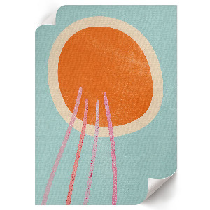 Plakat premium Kolorowy minimalizm