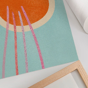 Plakat premium Kolorowy minimalizm