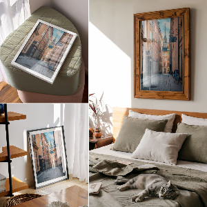 Plakat premium Ulica miejska