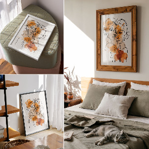 Grafika na ścianę Abstrakcyjny portret