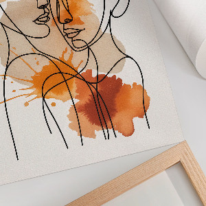 Grafika na ścianę Abstrakcyjny portret