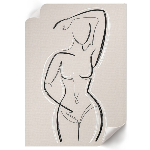 Plakat premium Kobieca sylwetka