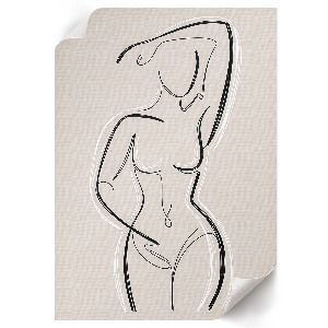 Plakat premium Kobieca sylwetka